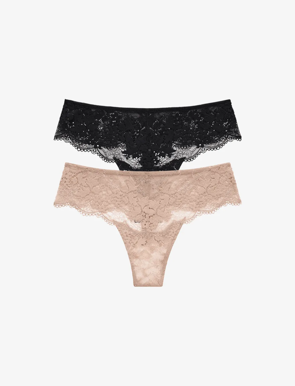 All Day Lace Thong 2 Pack