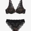 All Day Lace Uplift Plunge  + Bikini Set