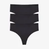 24/7® Classic High Waist Thong 3 Pack Box