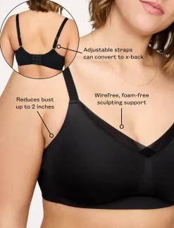24/7® Classic Wireless Crossover Minimizer Bra