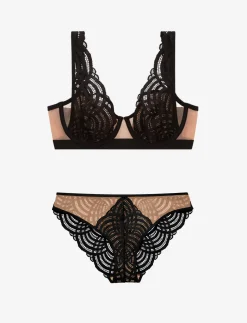 Deco Lace Unlined Bra + Bikini Set