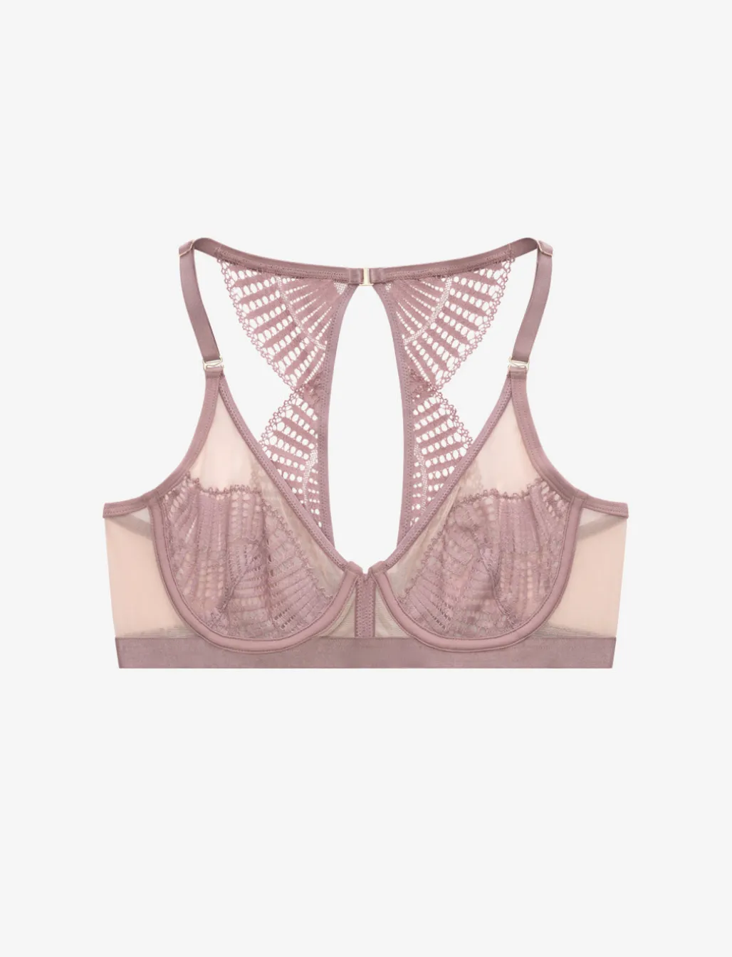 Fleur Lace Unlined Racerback Bra