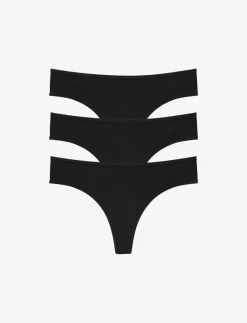 Organic Cloud Cotton Thong 3 Pack Box