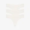 Organic Cloud Cotton Thong 3 Pack Box