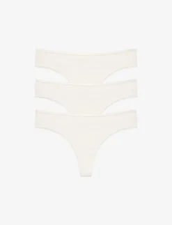 Organic Cloud Cotton Thong 3 Pack Box