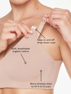 Organic Cloud Cotton Wireless Nursing Bra